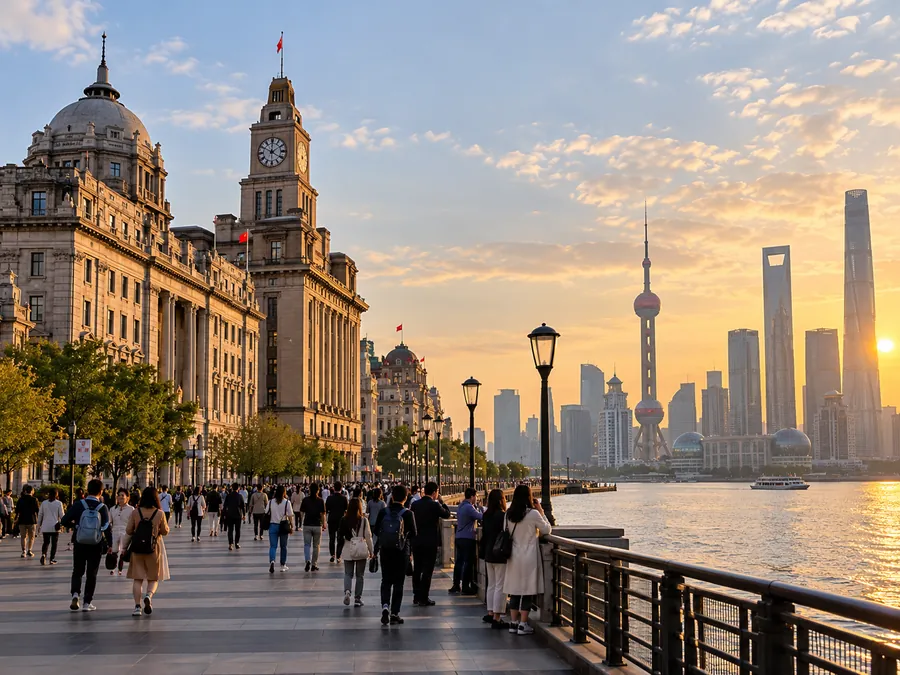 The Bund at blue hour