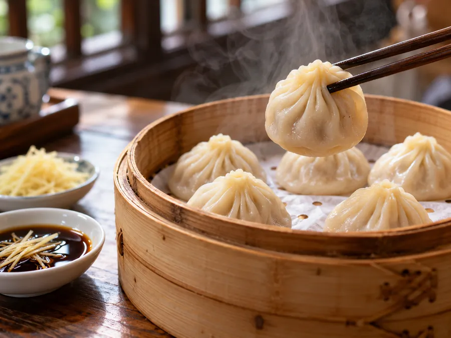 Dumplings & night food walk